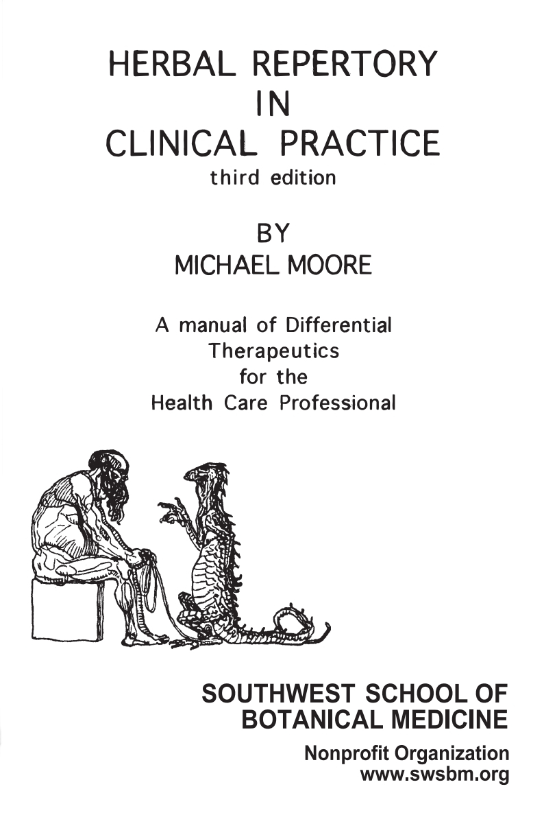 swsbm redo Herbal Reportory in Clinical Practice